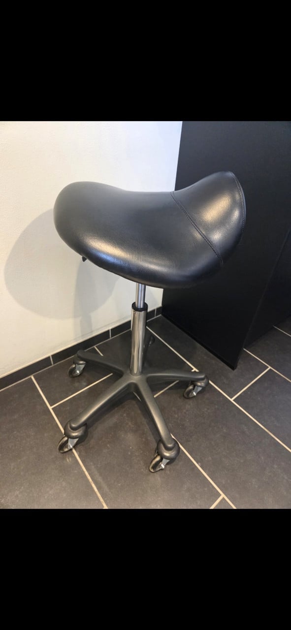 Kapperspullen kappersfiets zitkrukje voetsteun