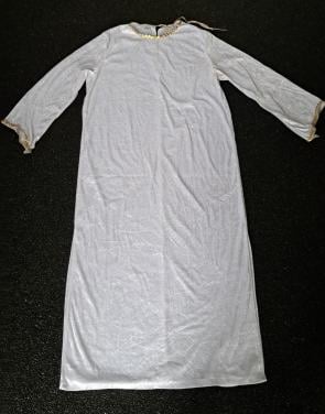 Witte lange engelen jurk