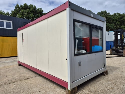 6x3m kantoorunit / woonunit / schaftkeet / bouwkeet