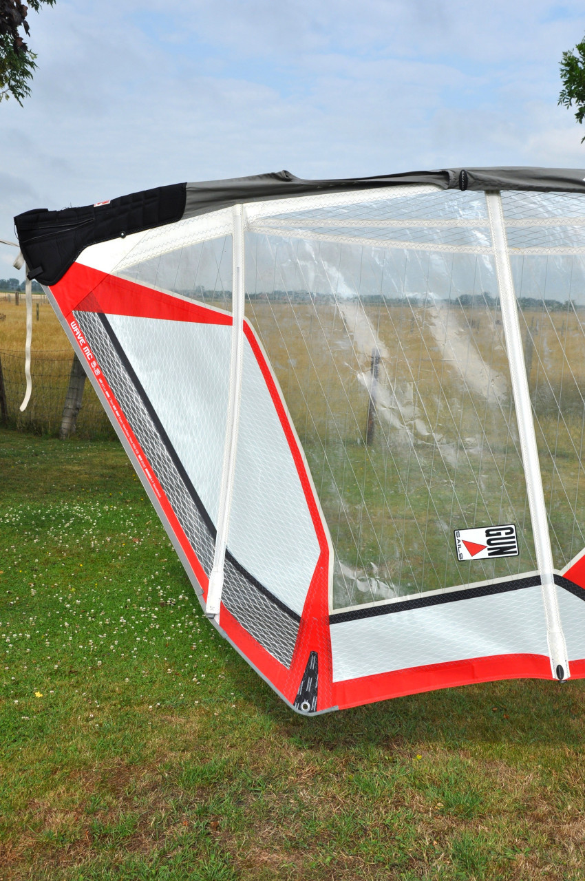 Set van 4.5 en 5.3m2 GunSails Wave MC zeilen