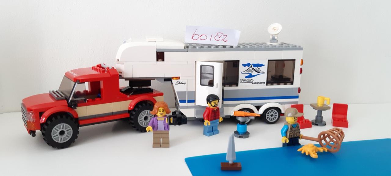 Lego 60182: Pick-uptruck en caravan