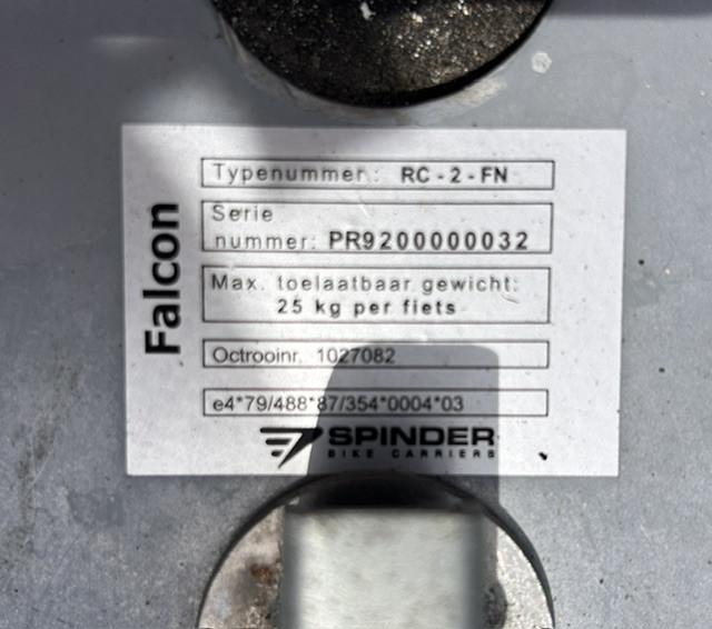 Fietsendrager Spinder Falcon Kantelbaar