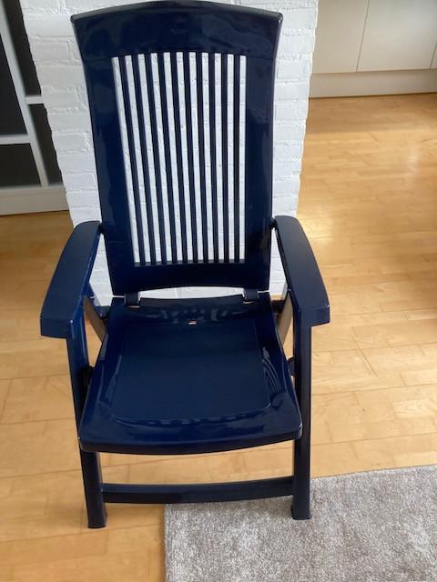 4 opklapbare terrasstoelen