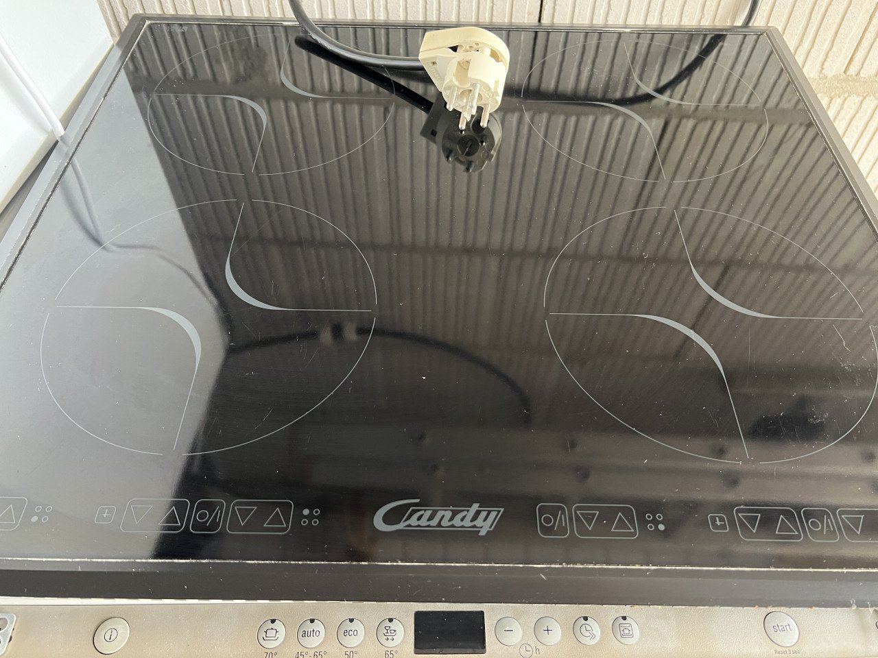 Inductie kookplaat inbouw 60 cm. Breed als nieuw
