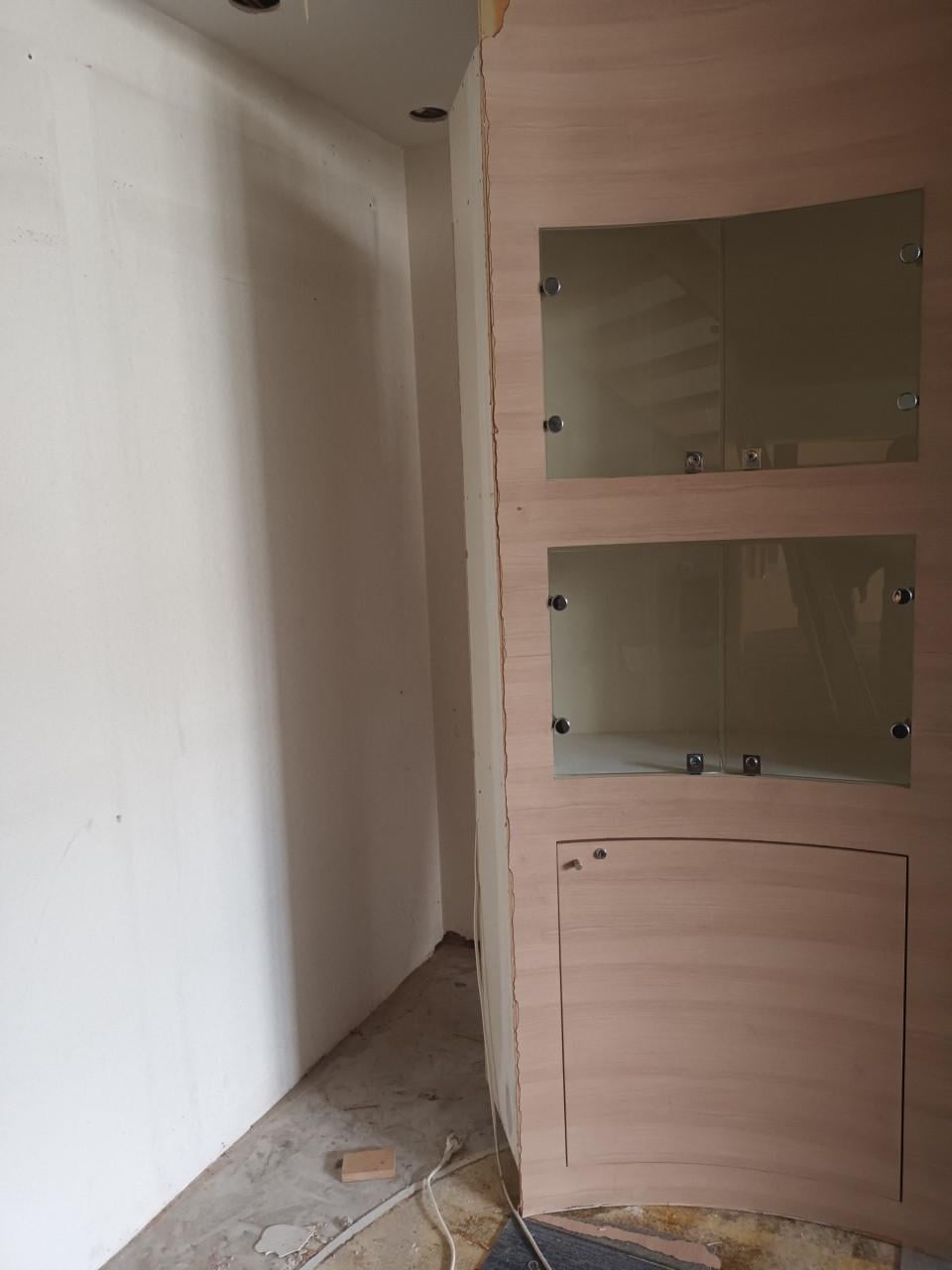 Winkel interiuur kasten met verlichting