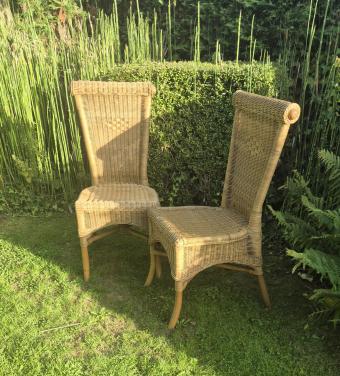Rotan stoelen in prima staat voor binnen en/ of buiten