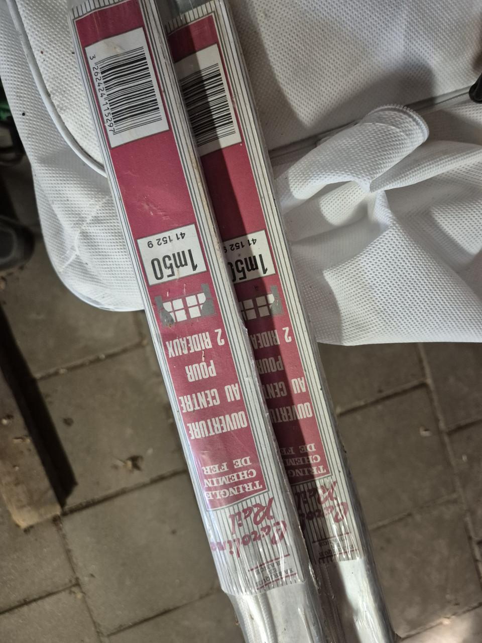 Aluminium gordijnrails 2x prijs per stuk..