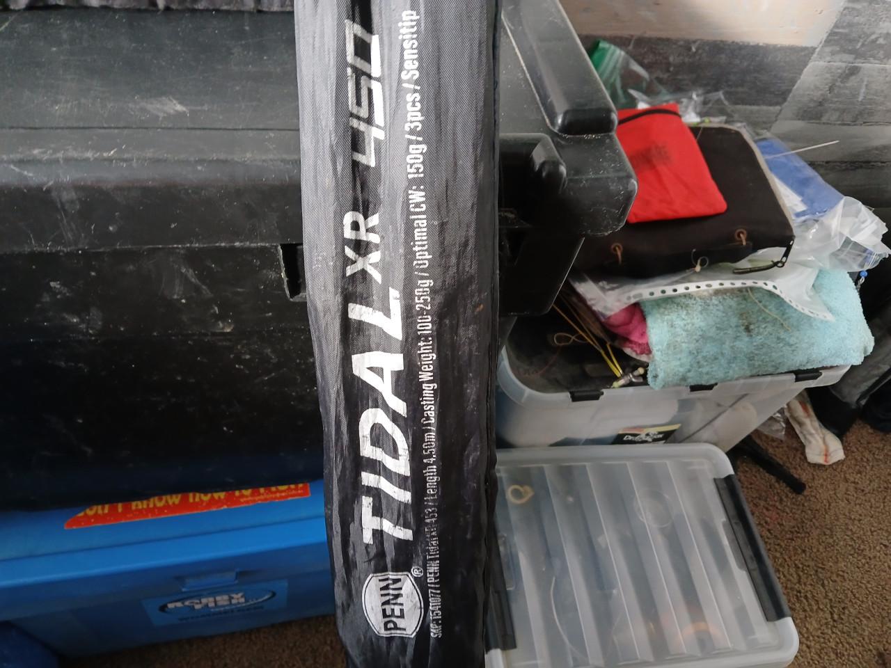 Te koop zgan hengel merk penn tidal