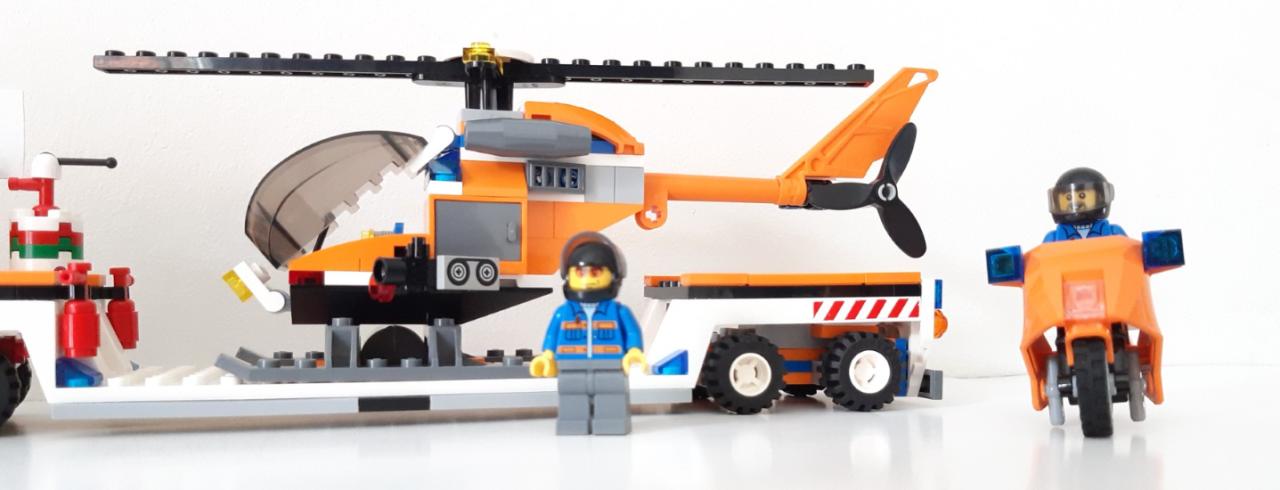 LEGO City 7686: Helikoptertransport met 3 minifiguren
