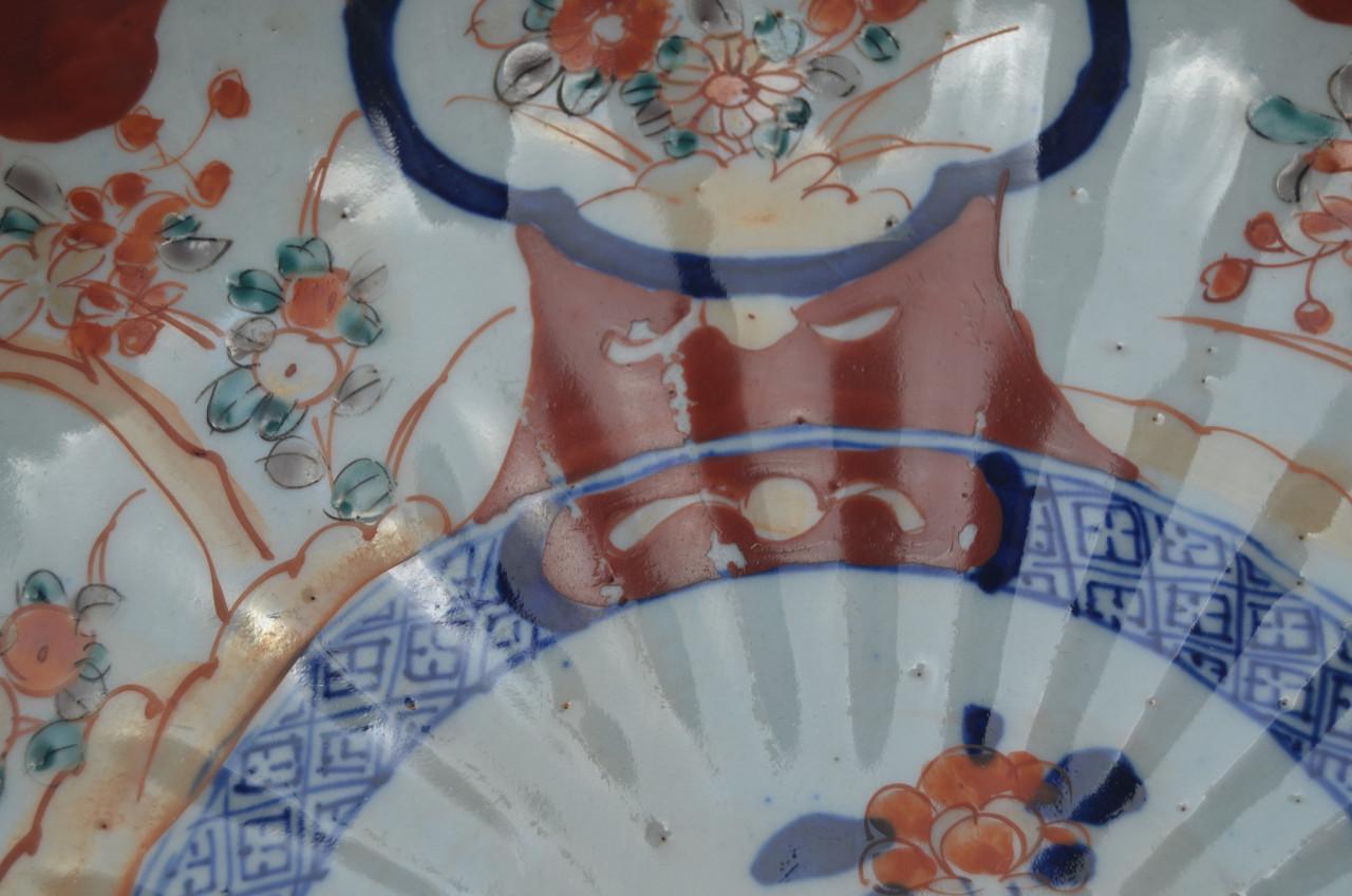 Japans Imari porseleinen bord 18e/19e/20e eeuw.