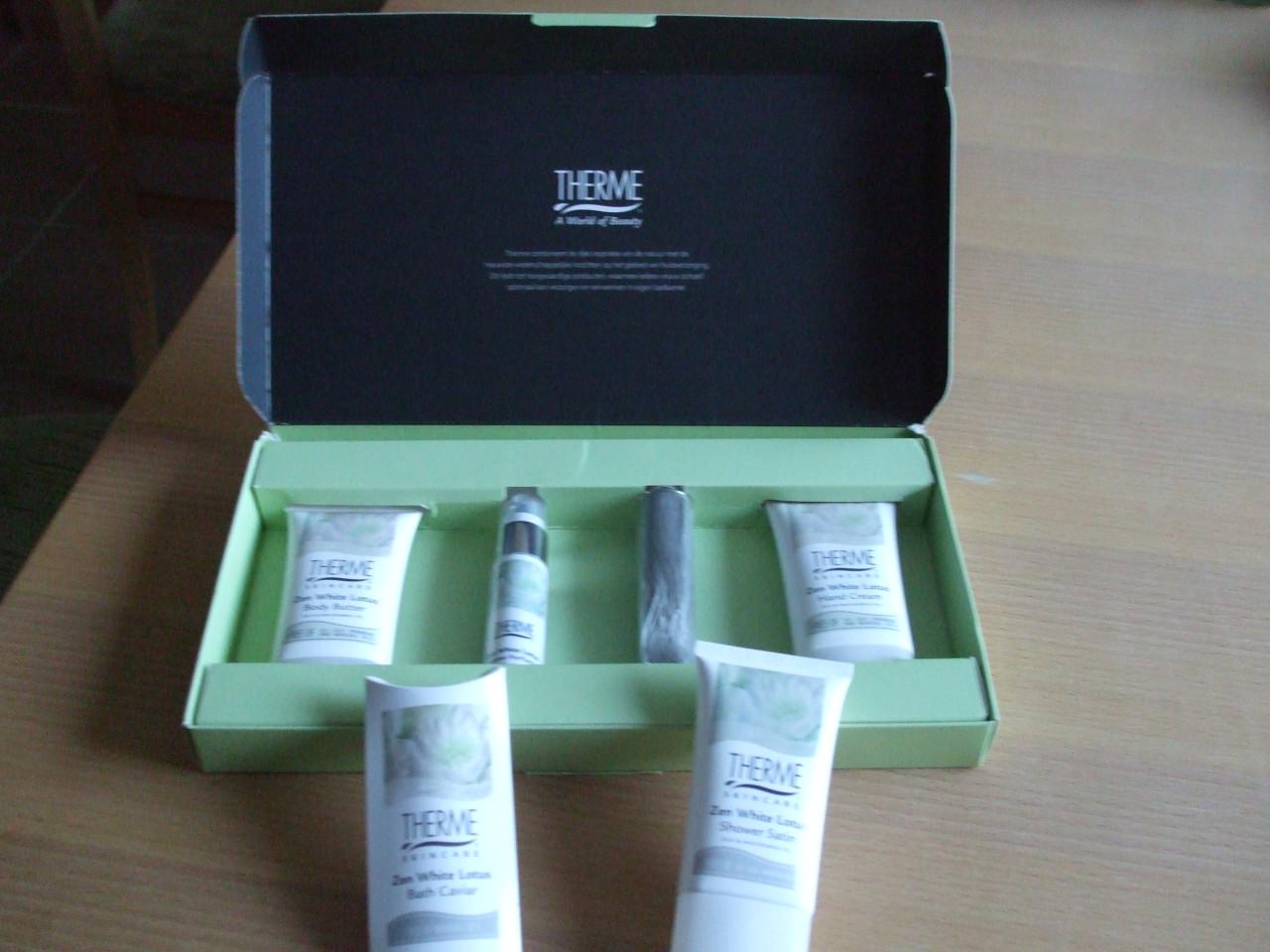 Te koop geschenksetje van "Therme".(nieuw).