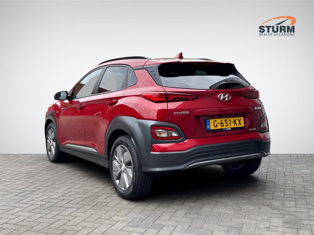 Hyundai Kona ev premium 64 kwh 3-fase lader | navigatie | stoelventilatie +