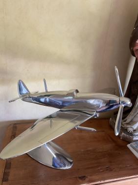 Spitfire vliegtuig ( metaal )