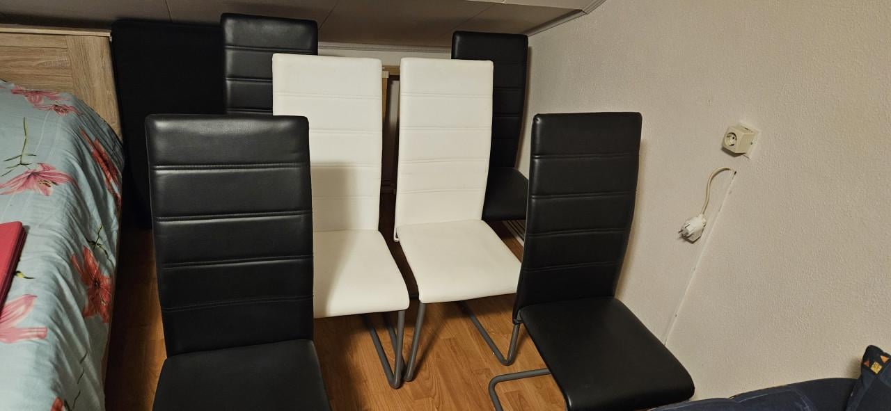 Eettafel stoelen 6 st.