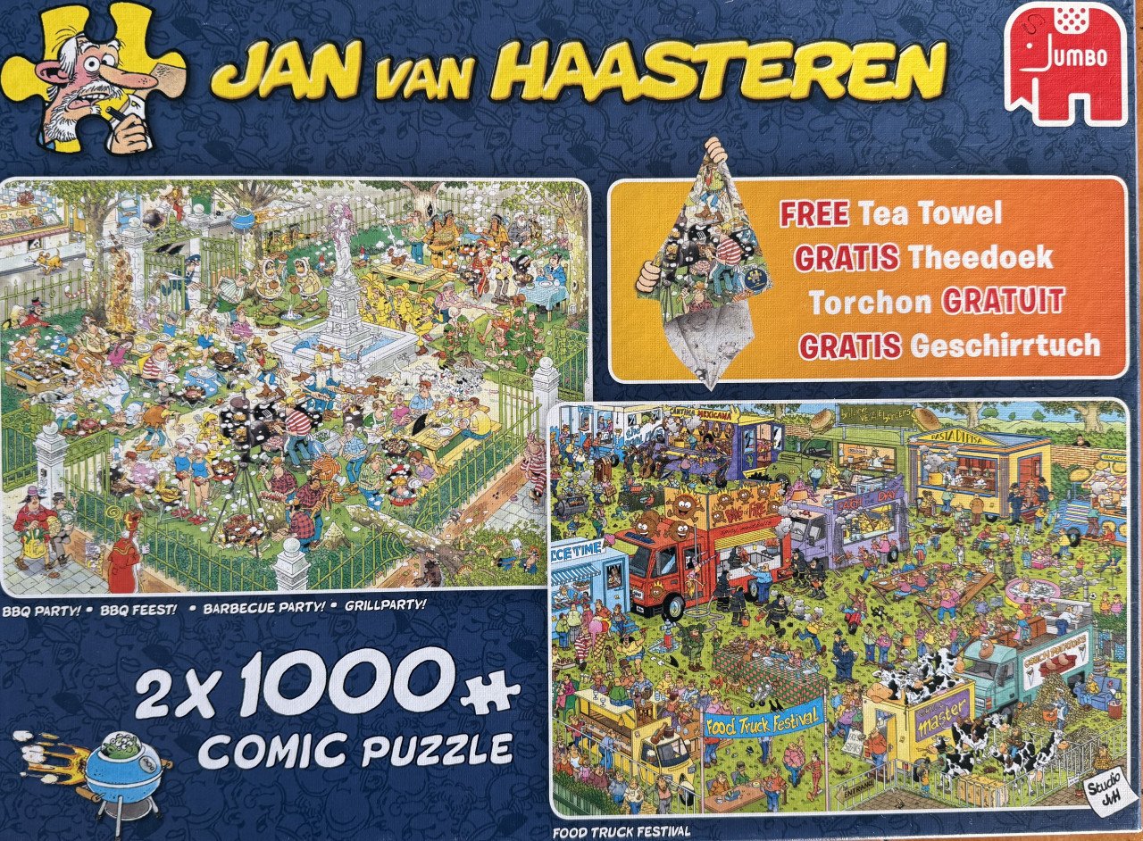 Jan van Haasteren - BBQ feest! en Food Truck Festival 🧩
