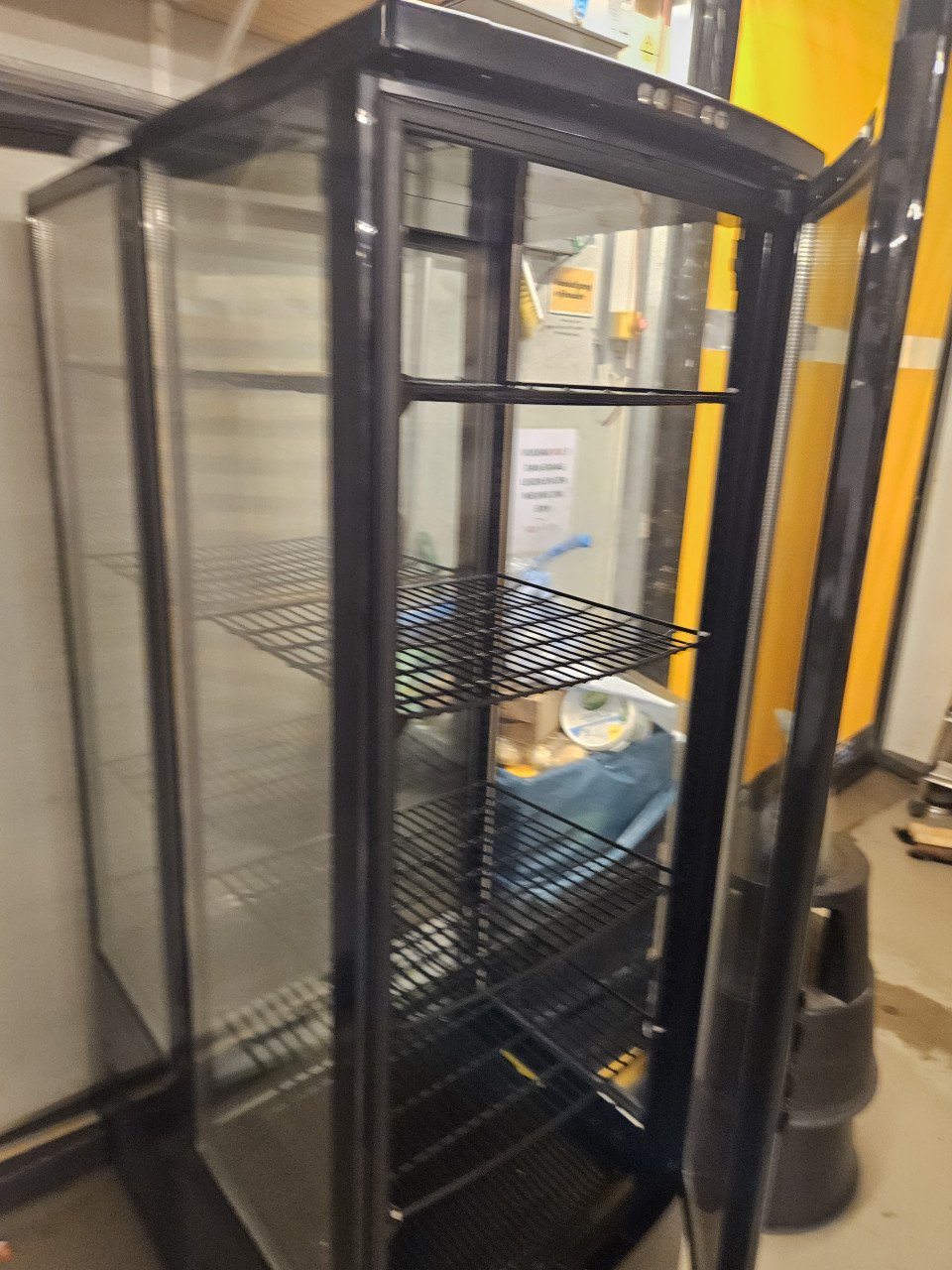 Glazen vitrine/koelkast