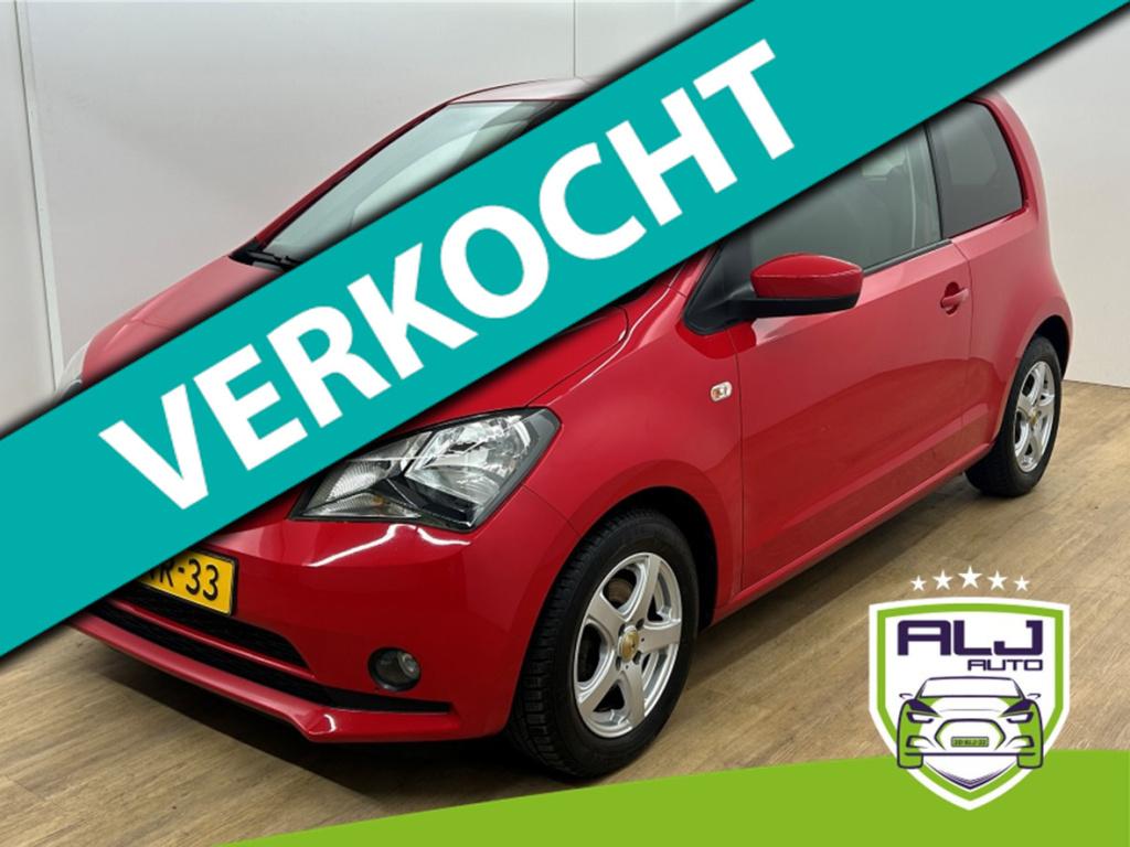 Seat Mii occasion 1.0 style sport | rood | tweedehands seat mii | airco | c