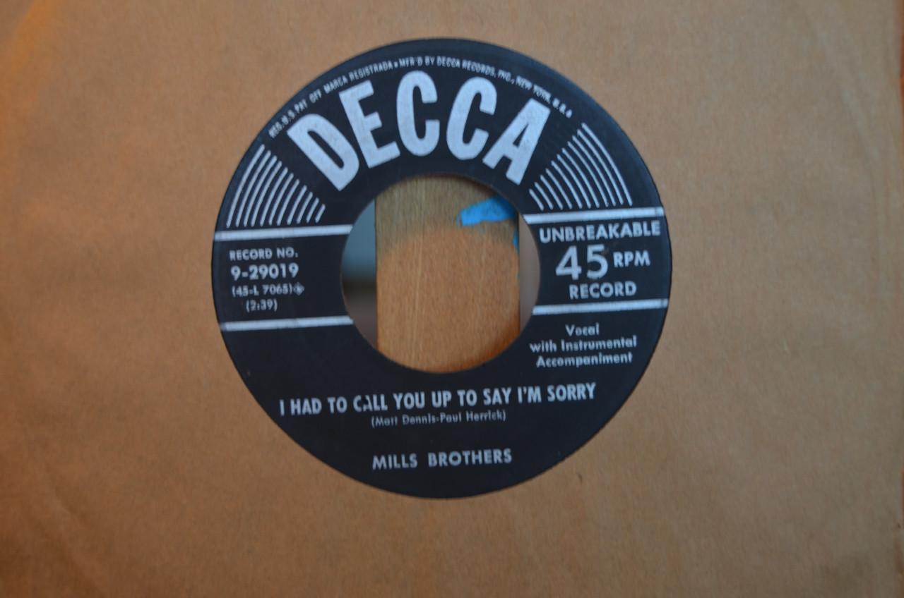Diverse singles 'The Mills Brothers'