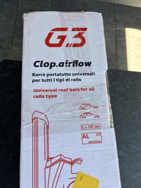 G3 Clop.airflow Universele Dakdragers - 127 cm