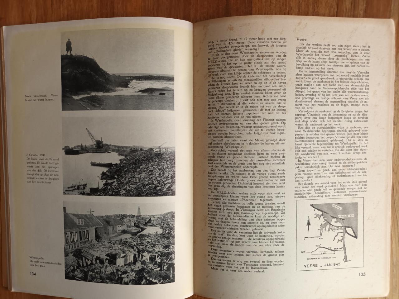 4 Delen Middelburg/Zeeland in bewogen dagen druk 1945-1946