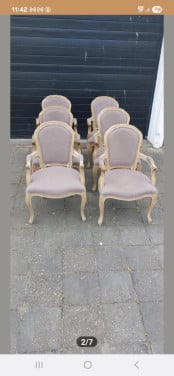 Baroc eetkamer stoelen
