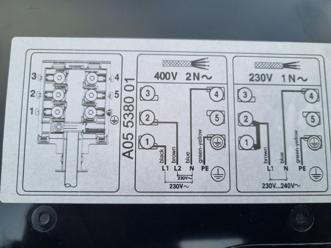 AEG inductie kookplaat 5 kookzones 90 x 50 cm