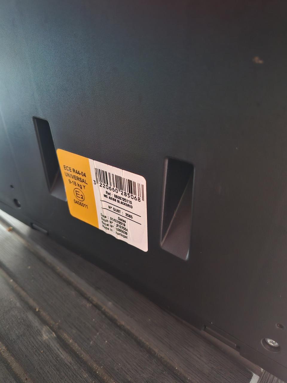 Autostoel Maxi Cosi Assix 360gr