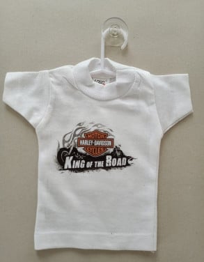 Harley Davidson Mini T'shirtjes Voor in de Auto  NIEUW
