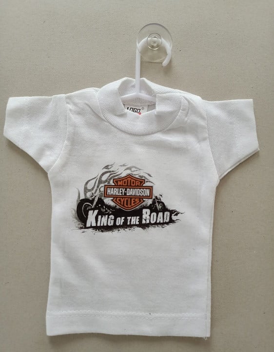 Harley Davidson Mini T'shirtjes Voor in de Auto  NIEUW