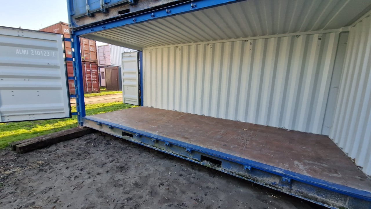 20ft open side / full side acces opslagcontainer container