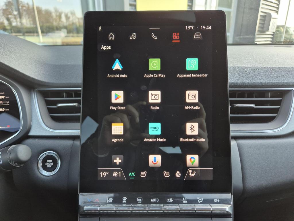 Renault Captur 1.3 mild hybrid edc automaat 160 techno camera, stoel/stuur 