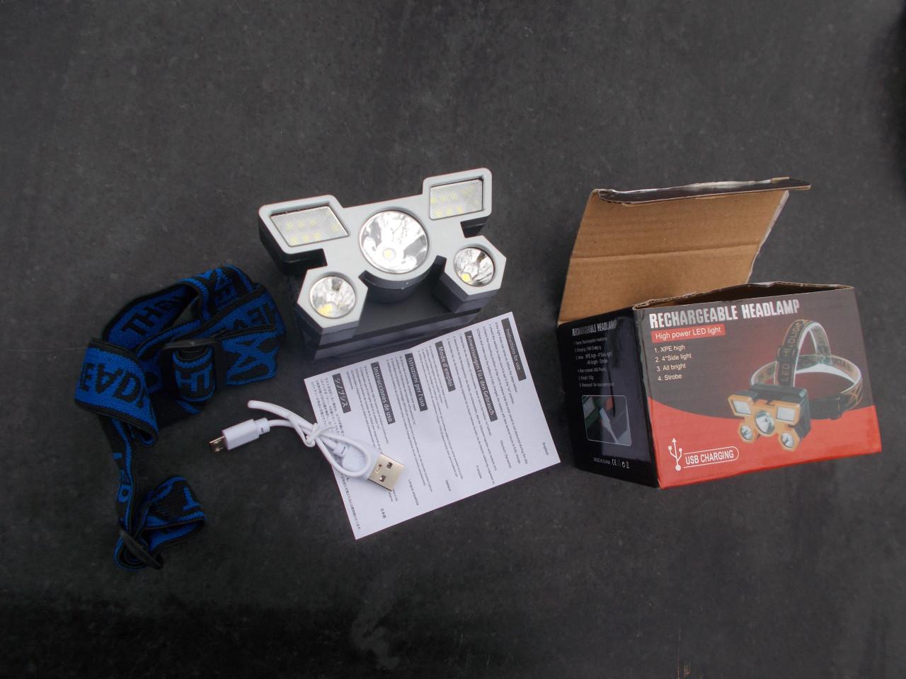 Nieuw in verpakking hoofdlamp oplaadbaar