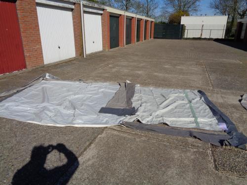 Caravan Voortent   ERIBA NIeuw  met frame