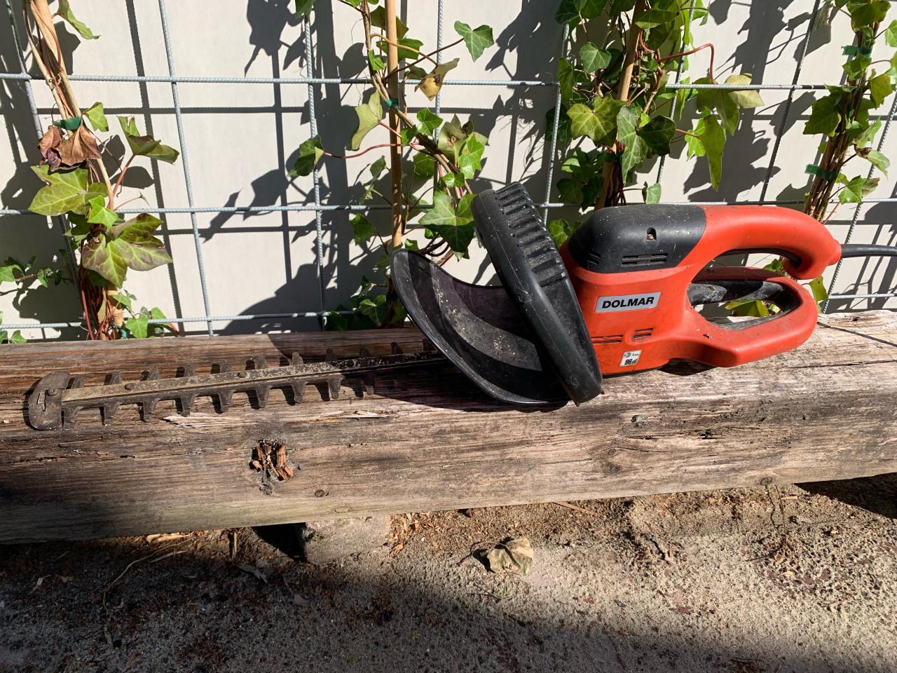 Stihl heggenschaar en dolmar heggenschaar
