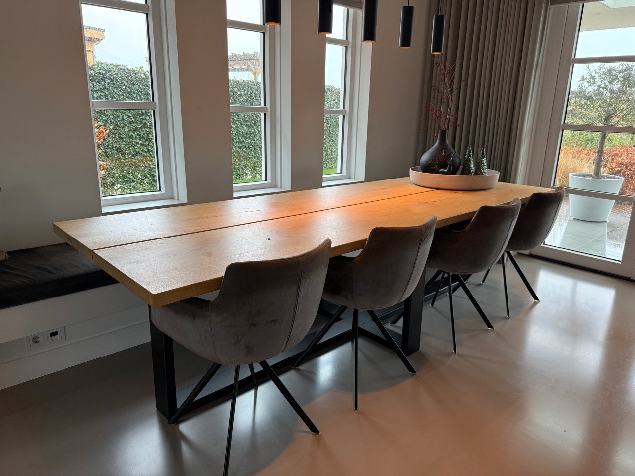 Eikenhouten eettafel