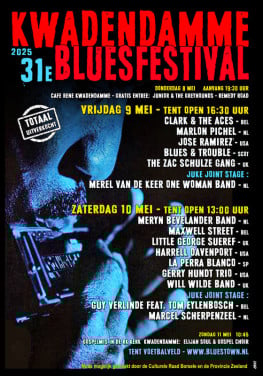 Zaterdag kaarten blues festival Kwadendamme