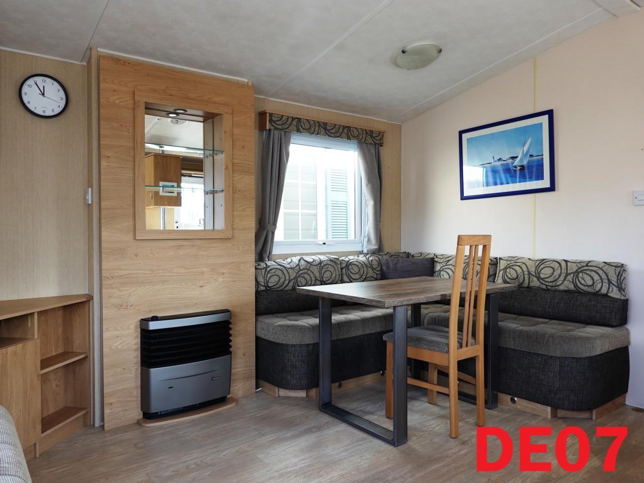 Europa stacaravans, chalets met 2 slaapkamers voorradig