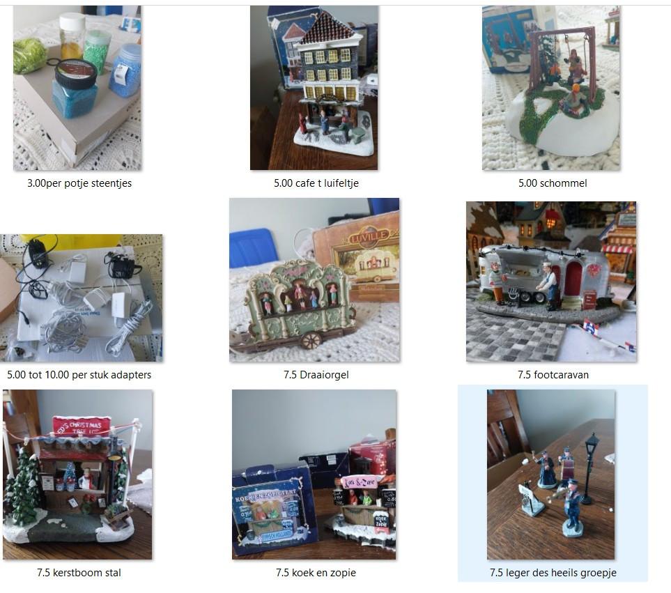 Te Koop Kerst huisjes en diversen