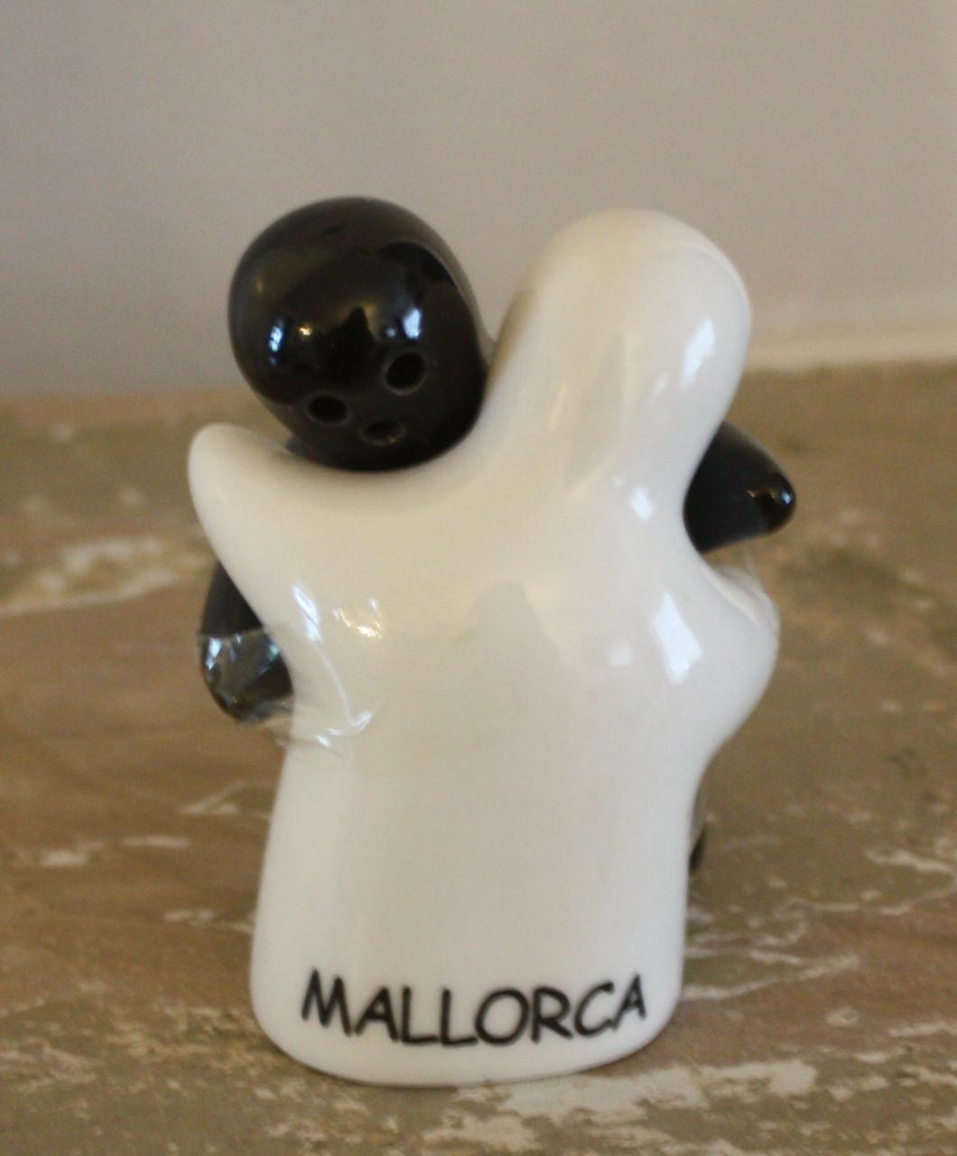 Peper en zout stel steenen poppetjes