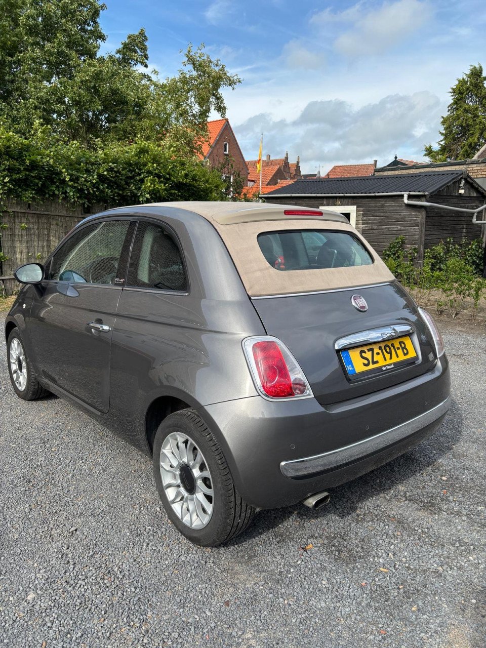 Fiat 500c grijs MOET NU WEG