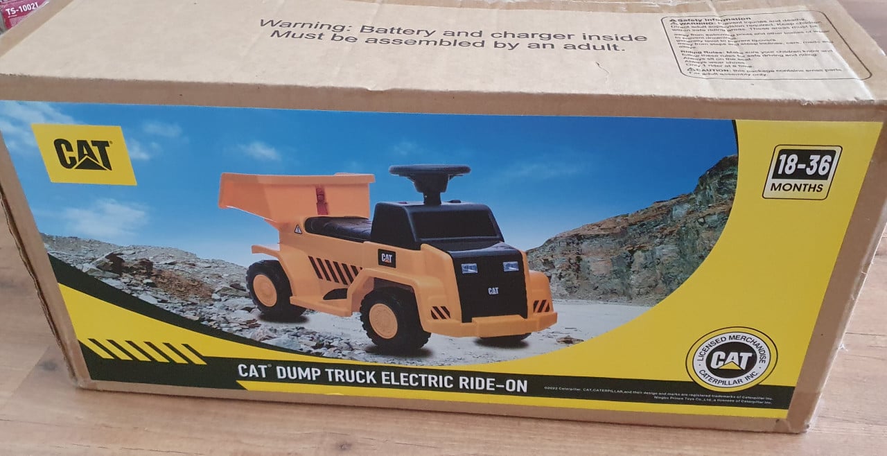 Cat - Dump-Truck  Elektric ride-on !!!  NIEUW !!!