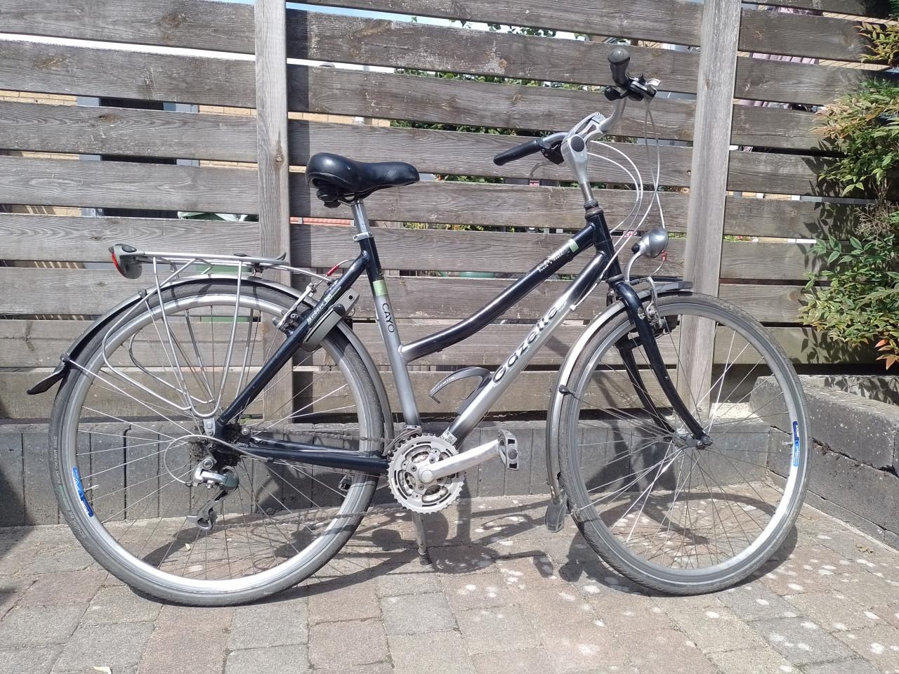 Gazelle Cayo damesfiets zwart/zilver