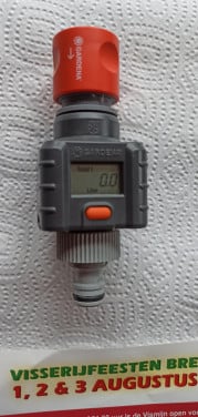 Gardena watermeter, één of twee keer gebruikt