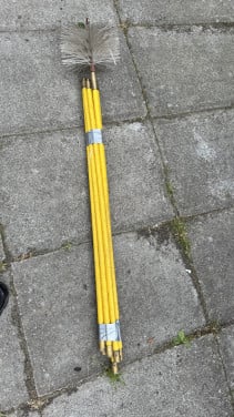 Stokken schoorsteenveeg set  7 m
