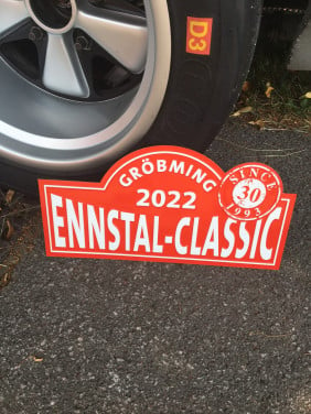 Rally schild Ennstal Classic 2022