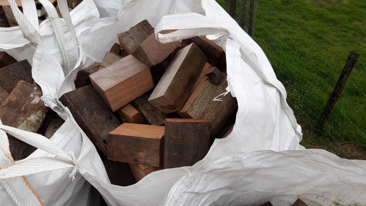 Hard haardhout Azobe in big bag