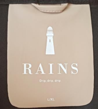 RAINS tussenjas 'Color block Anorak' - 1 maal gedragen