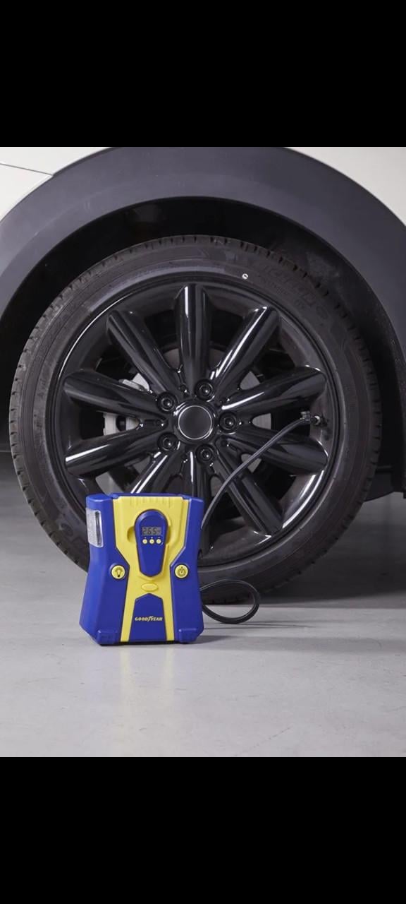 Nieuwe Goodyear compressor voor onderweg