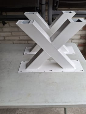 Salontafel onderstel WIT