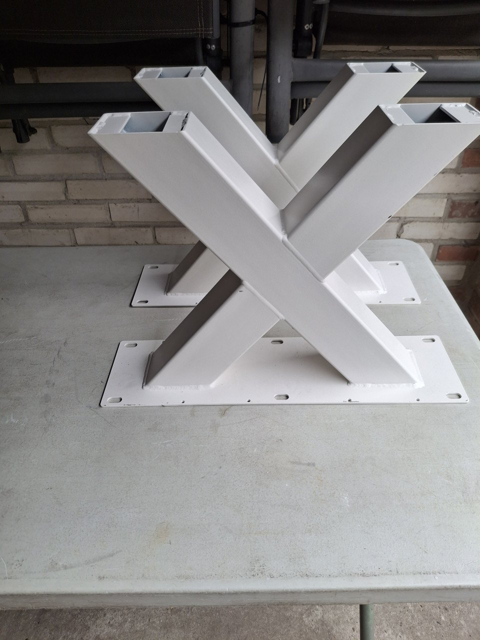 Salontafel onderstel WIT